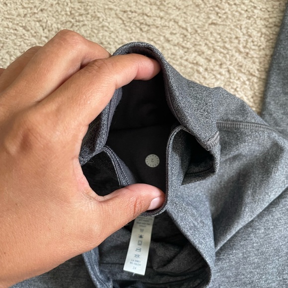Lululemon Train Times 7/8 Pant *25" - Heathered Black (First Release) - Picture 7 of 12